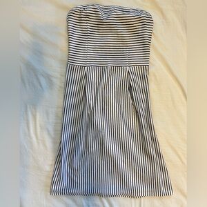 Old Navy Navy and white Striped Dress